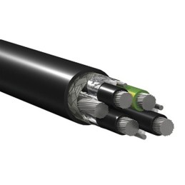 1 pcs : 29501F 0101000 - 4COND 14AWG BLK SHLD FEET