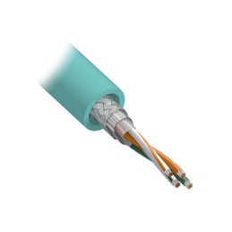 1 pcs : 75033 TL001 - CABLE CAT5E 4CON 22AWG TEAL FEET