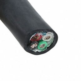 1 pcs : 45384 BK199 - CABLE 4COND 18AWG BLK SHLD FEET