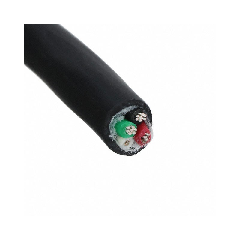 1 pcs : 25064 BK199 - CABLE 4COND 18AWG BLACK FEET