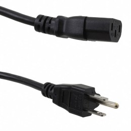 1 pcs : 67400-185-EB - CORD 18AWG NEMA5-15P - IEC320 6'