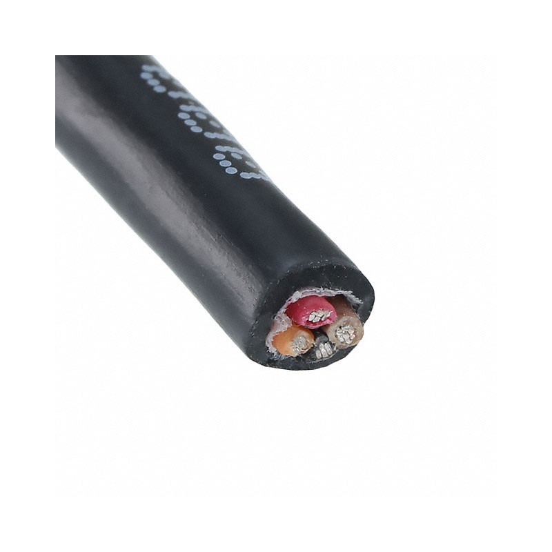 1 pcs : 25014 BK199 - CABLE 4COND 24AWG BLACK FEET