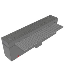 1 pcs : HCSD-10-S-11.00-01-T-N-G - .100' DOUBLE ROW IDC RIBBON CABL