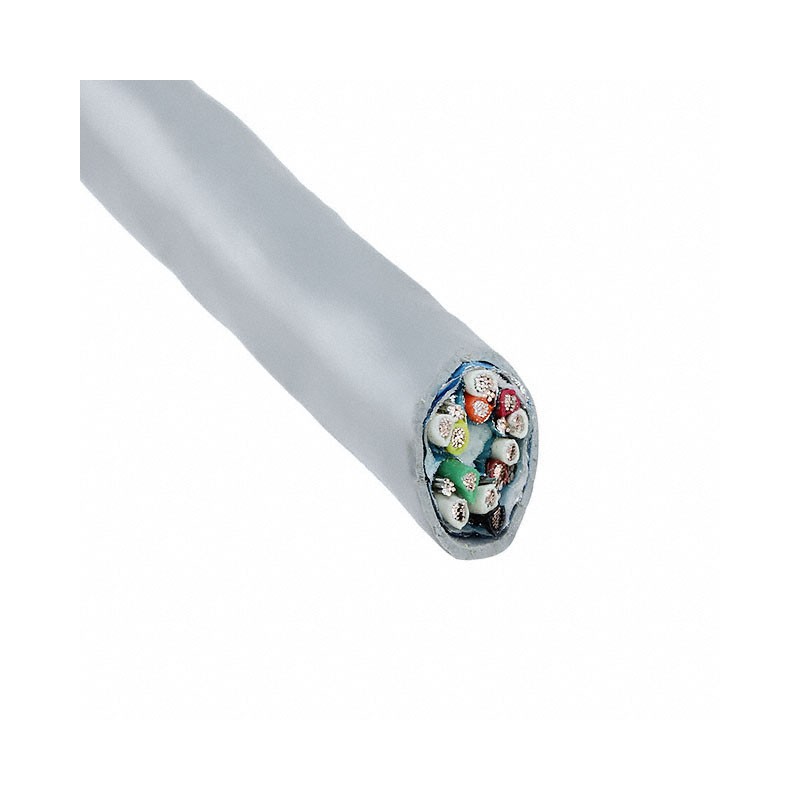 1 pcs : 5466C SL011 - CABLE 6CON 20AWG SLATE SHLD FEET