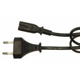 1 pcs : FCR72043 - 2 PIN EURO LEAD 2M BLACK