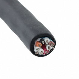 1 pcs : 45484 BK199 - MULTI-PAIR 8COND 22AWG BLK FEET