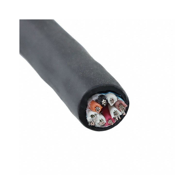 1 pcs : 45484 BK199 - MULTI-PAIR 8COND 22AWG BLK FEET