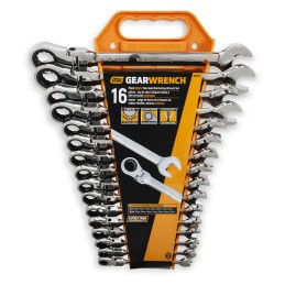 1 pcs - GearWrench 16-Piece Spanner Set, 8 - 25 mm