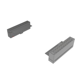 1 pcs : HCSD-10-D-09.00-01-N-R - IDC SOCKET AND TERMINAL CABLE AS