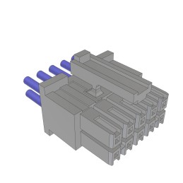1 pcs : MMSD-05-24C-L-12.00-S-K - MINI-MATE CABLE ASSEMBLY, 0.100'