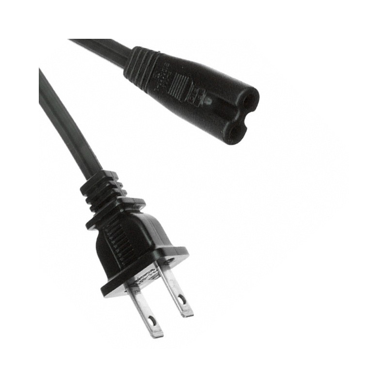 1 pcs : 223051-01 - CORD 18AWG NEMA 1-15P - C7 3.28'