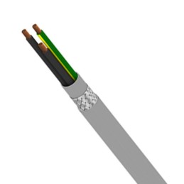 1 pcs : 73403WS 0081000 - CABLE 3CON 14AWG GRAY SHLD FEET