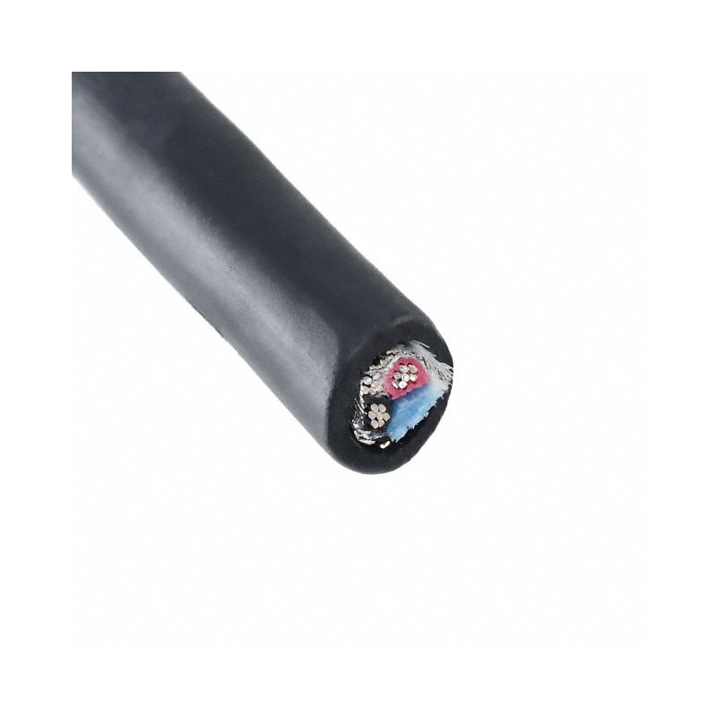 1 pcs : 45152 BK199 - CABLE 2COND 20AWG BLK SHLD FEET