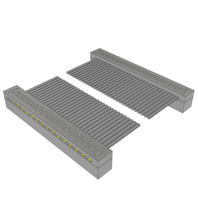 1 pcs : TCSD-15-D-04.00-01 - 2MM DOUBLE ROW FEMALE IDC ASSEMB