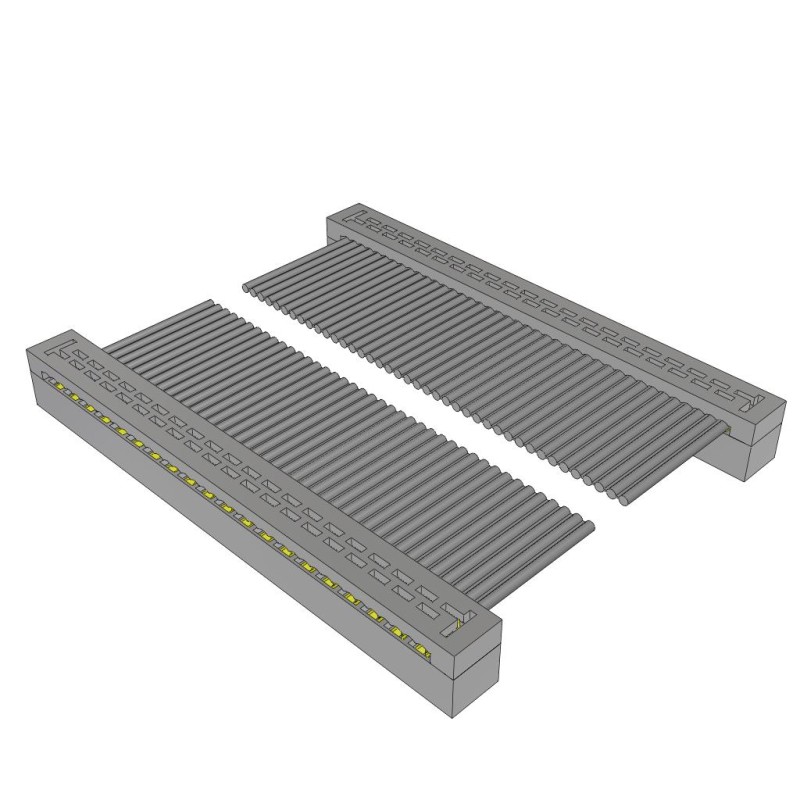 1 pcs : TCSD-20-D-10.00-01-F-N - 2MM DOUBLE ROW FEMALE IDC ASSEMB