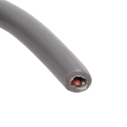 1 pcs : 86701CY SL010 - CABLE 2CON 22AWG SLATE SHLD FEET