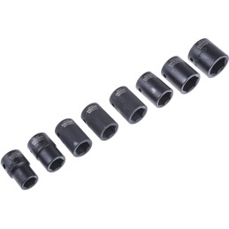 1 pcs - Teng Tools 10-Piece Metric 3/4 in Impact Socket Set , 6 point