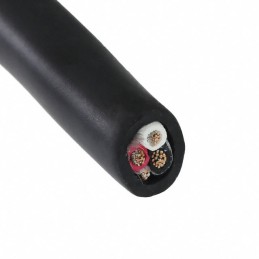 1 pcs : 45383 BK199 - CABLE 3COND 18AWG BLK SHLD FEET