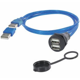 1 pcs : 1310-1028-02 - M22 PANEL CONNNECTOR TO CABLE 2X