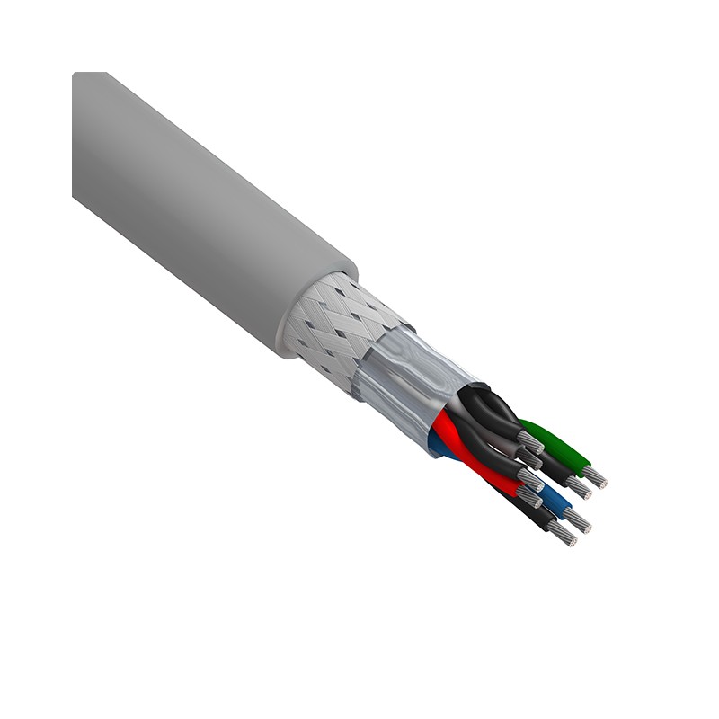 1 pcs : 76404TS 0081000 - MULTI-PAIR 8CON 28AWG GRAY FEET