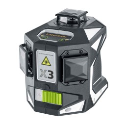 1 pcs - Laserliner, 515nm Green, 3 Line Laser Level