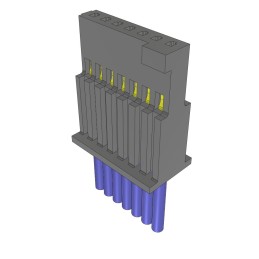 1 pcs : SFSS-07-28C-F-16.00-S - SINGLE ROW DISCRETE WIRE ASSEMBL