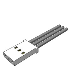 1 pcs : SMSS-03-24-F-10.00-S - .100' MINI MATE UNIVERSAL SINGLE