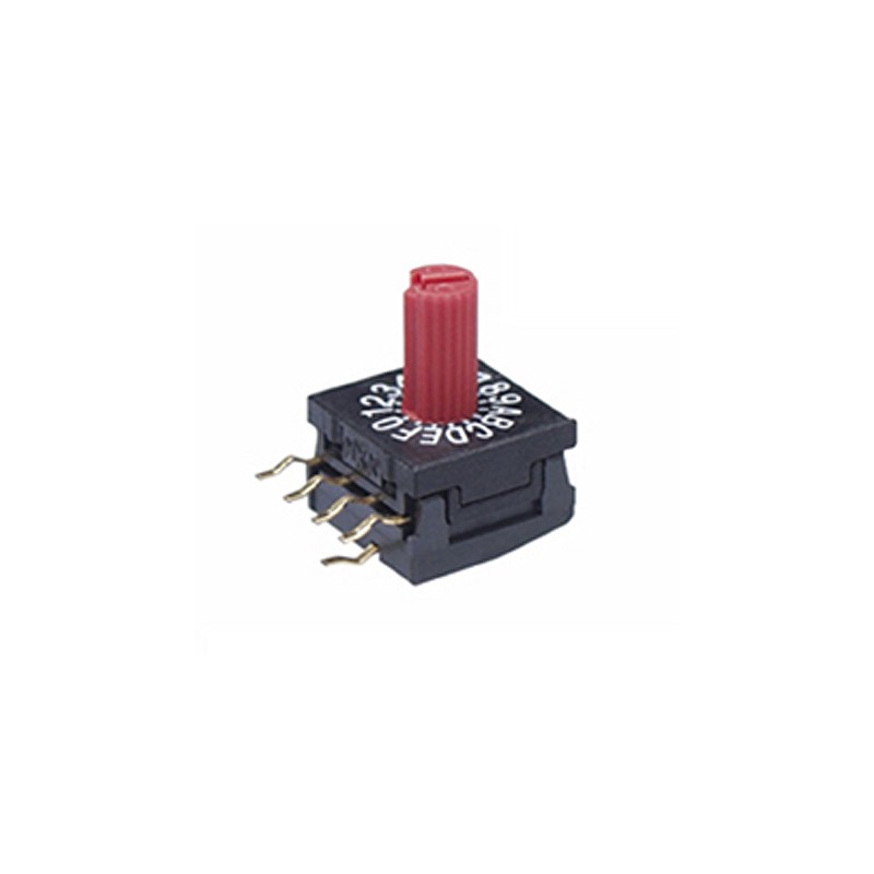5 pcs - NKK Switches Rotary Coded DIP Switch