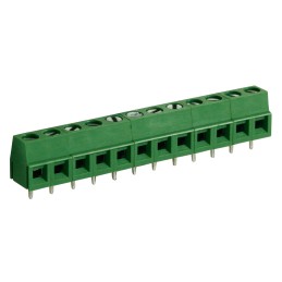 5 pcs - RS PRO PCB Terminal Block, 12-Contact, 5mm Pitch, Through Hole Mount, 1-Row, Screw Termination