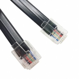 1 pcs : 510-26-6600-BL-0007F - CABLE MOD 6P6C PLUG TO PLUG 7'