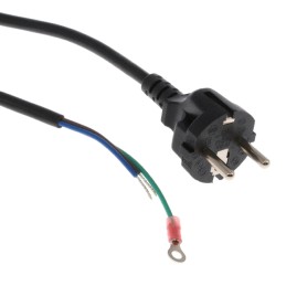 1 pcs : 23144262M5TTR(R) - CORD 18AWG CEE 7/7 TO CB 8.2' BL