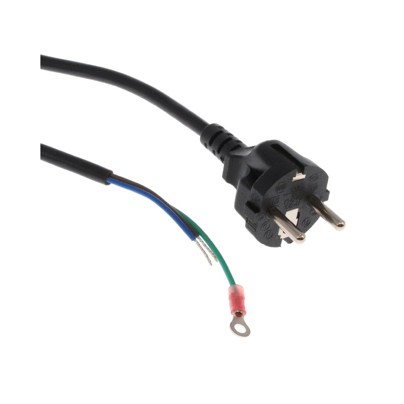 1 pcs : 23144262M5TTR(R) - CORD 18AWG CEE 7/7 TO CB 8.2' BL