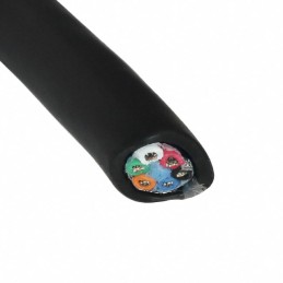 1 pcs : 45466 BK199 - CABLE 6COND 20AWG BLK SHLD FEET