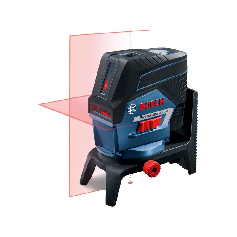 1 pcs - Bosch GCL 2-50 C Red, 2 Line Line laser