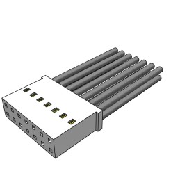 1 pcs : SMSD-07-24-F-09.00-S - .100' MINI MATE UNIVERSAL DOUBLE