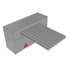 1 pcs : FFSD-04-S-01.00-01 - .050 X .050 C.L. FEMALE IDC ASSE