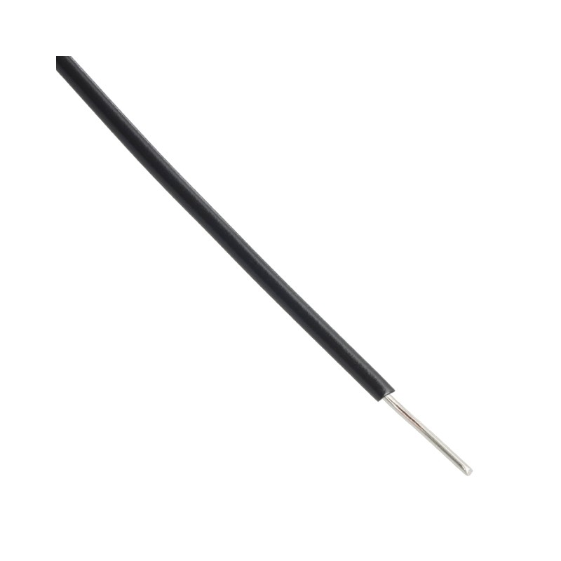 1 pcs : 1007-18-1-2000-001-1-TD - WIRE 18AWG BLACK SOLID FEET