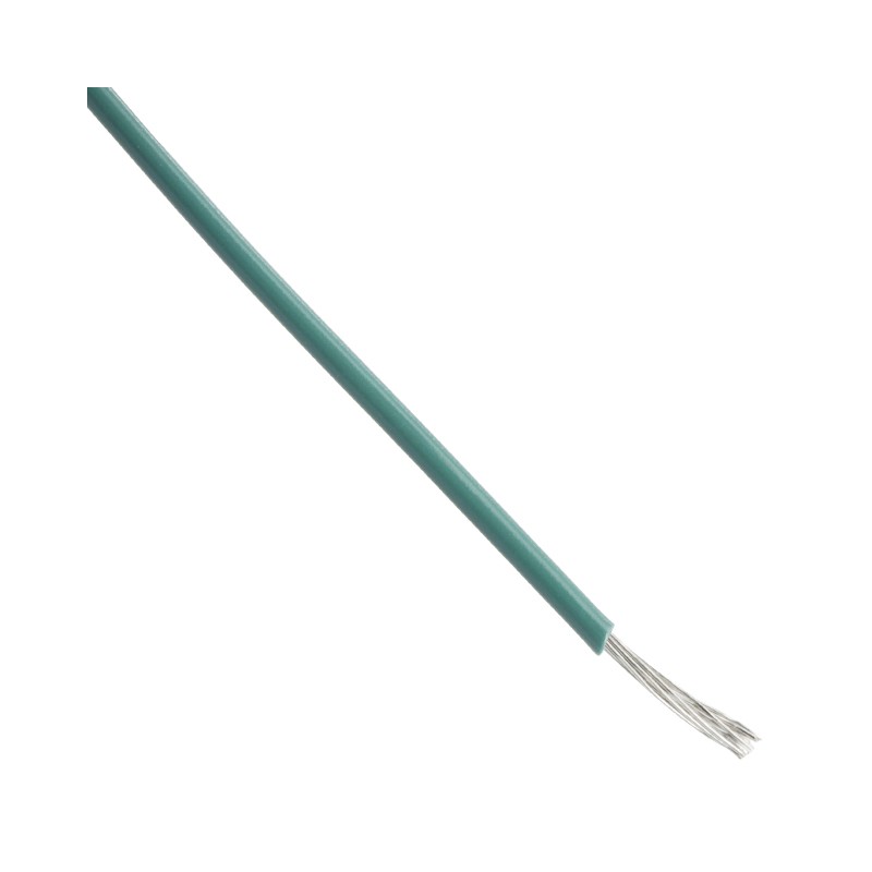 1 pcs : 1007-22-1-2000-007-1-TS - WIRE 22AWG GRN STRAND FEET