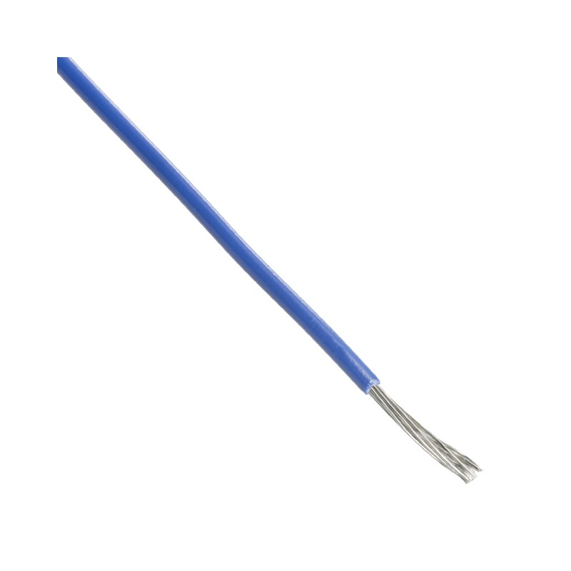 1 pcs : 1007-22-1-2000-005-1-TS - WIRE 22AWG BLUE STRAND FEET
