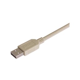 1 pcs : CSMUAA-05M - CABLE USB TYPE A/A 0.5MTR