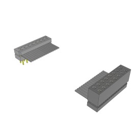 1 pcs : IDMD-08-T-15.00-R - SLIM BODY DOUBLE-ROW IDC MALE AS