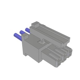 1 pcs : MMSS-03-20-F-03.00-S-K - MINI-MATE CABLE ASSEMBLY, 0.100'