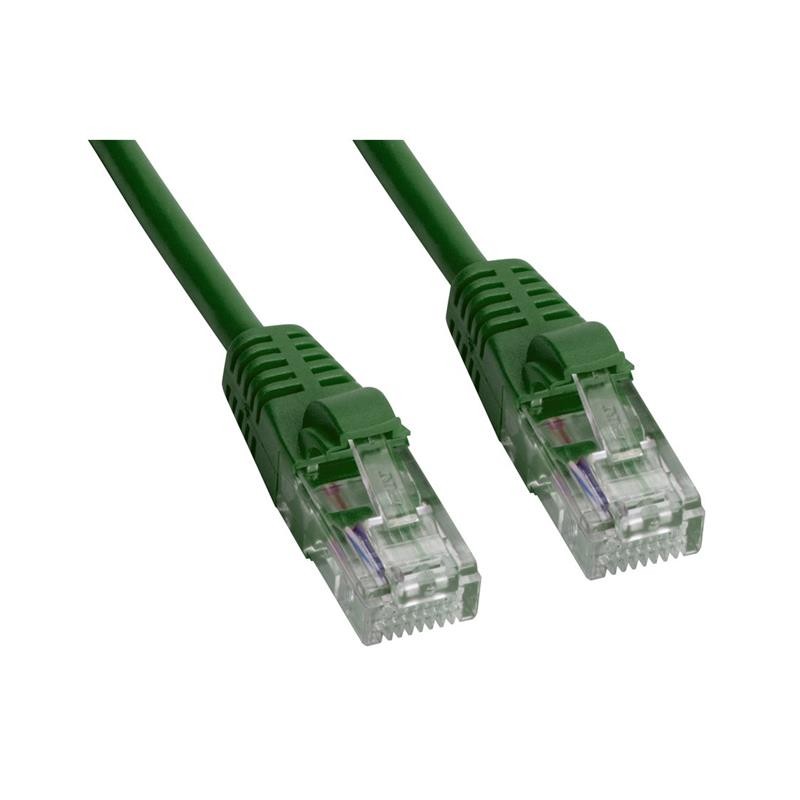 1 pcs : MP-5XRJ45UNNG-003 - CAT 5E UTP XOVER RJ45 GREEN 3'