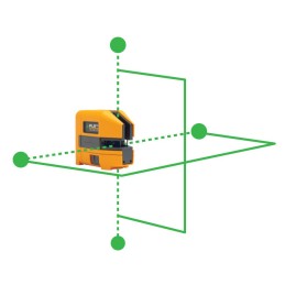 1 pcs - Fluke, 525Nm Green, 2 Line Laser Level