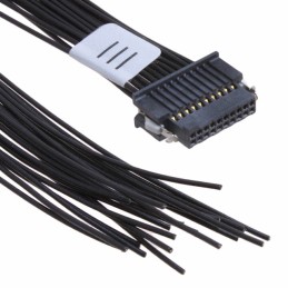 1 pcs : SFSD-10-28-H-05.00-SR - CABLE ASSY SOCKET 20POS 28AWG