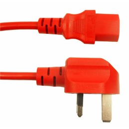 1 pcs : BAC2559 - UK IEC LEAD RED 0.5M