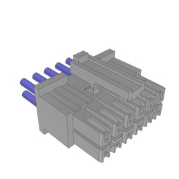 1 pcs : MMSD-06-20-L-72.00-S-K - MINI-MATE CABLE ASSEMBLY, 0.100'