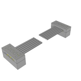 1 pcs : TCSD-03-D-06.00-01-F - 2MM DOUBLE ROW FEMALE IDC ASSEMB
