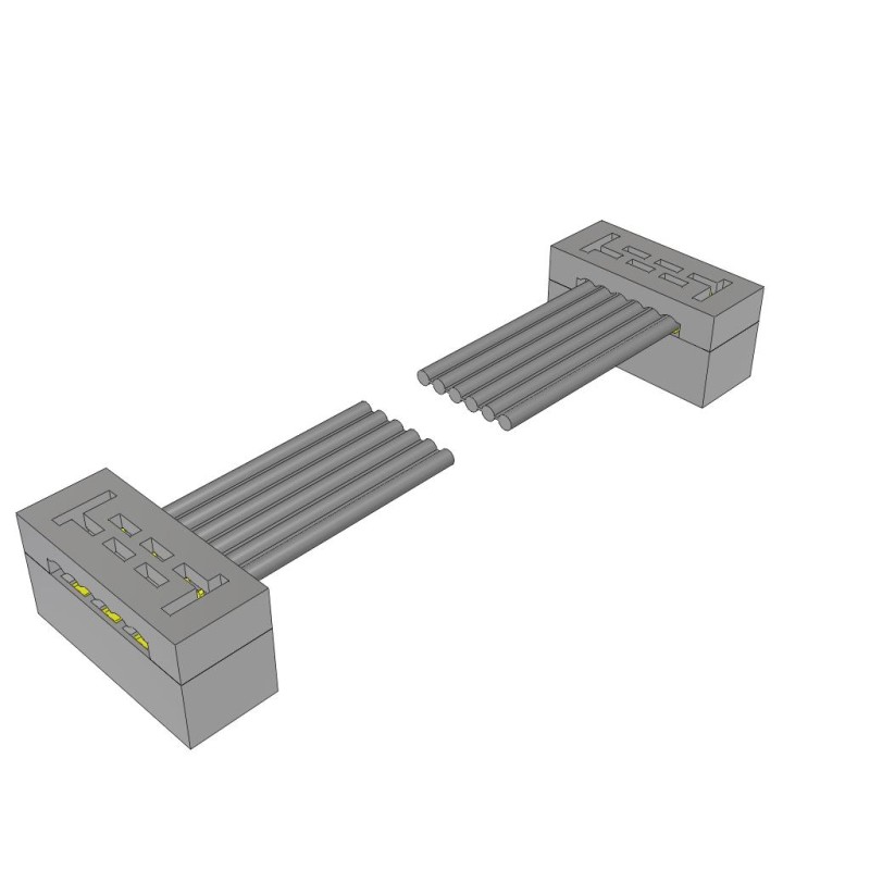 1 pcs : TCSD-03-D-06.00-01-F - 2MM DOUBLE ROW FEMALE IDC ASSEMB