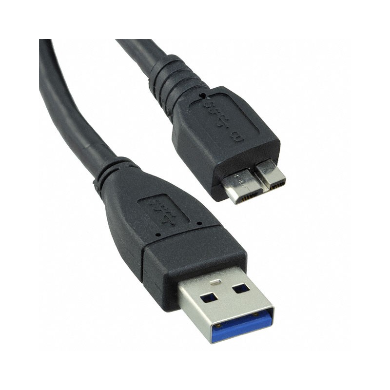 1 pcs : USB3.0 A MICRO B CBL - CABLE A PLUG TO MCR B PLUG 3.28'